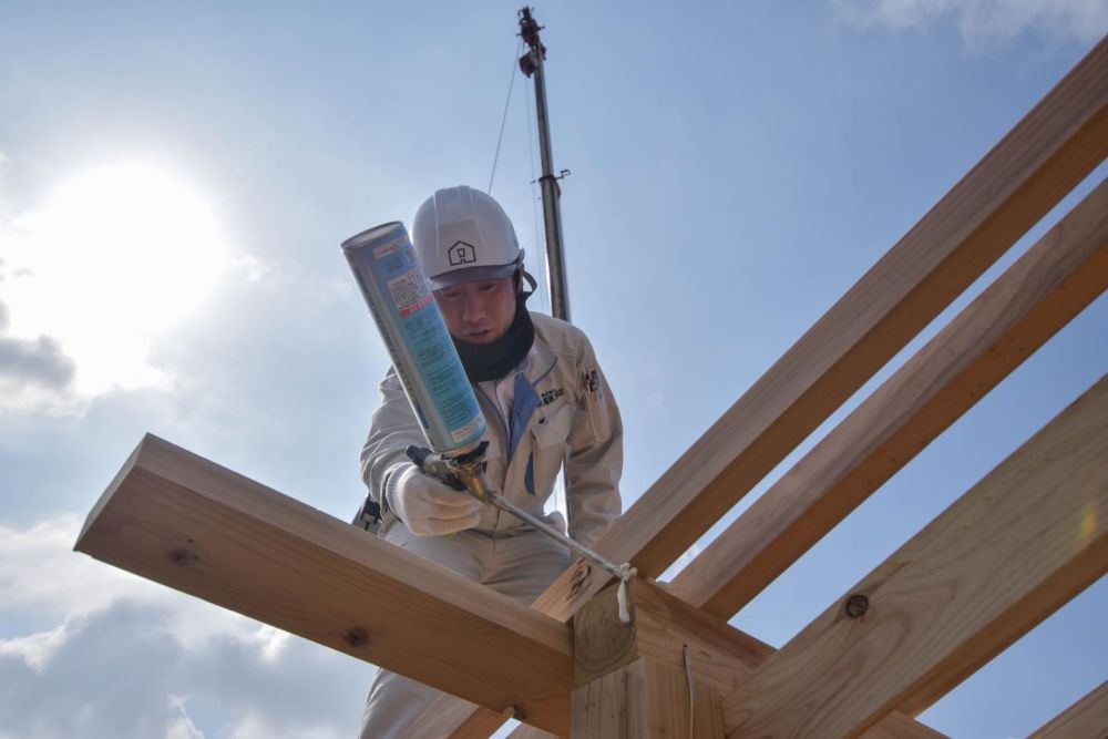 福岡市城南区05　注文住宅建築現場リポート④　～上棟式～