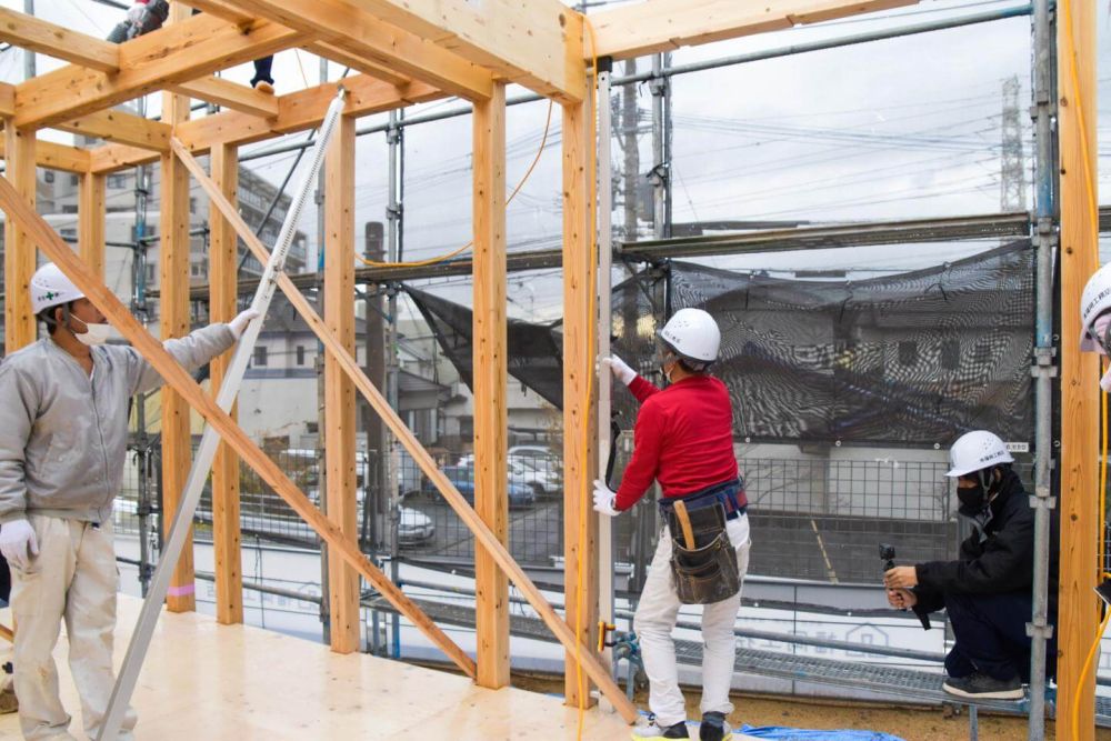 「福岡市城南区05」注文住宅現場リポート④【上棟式】