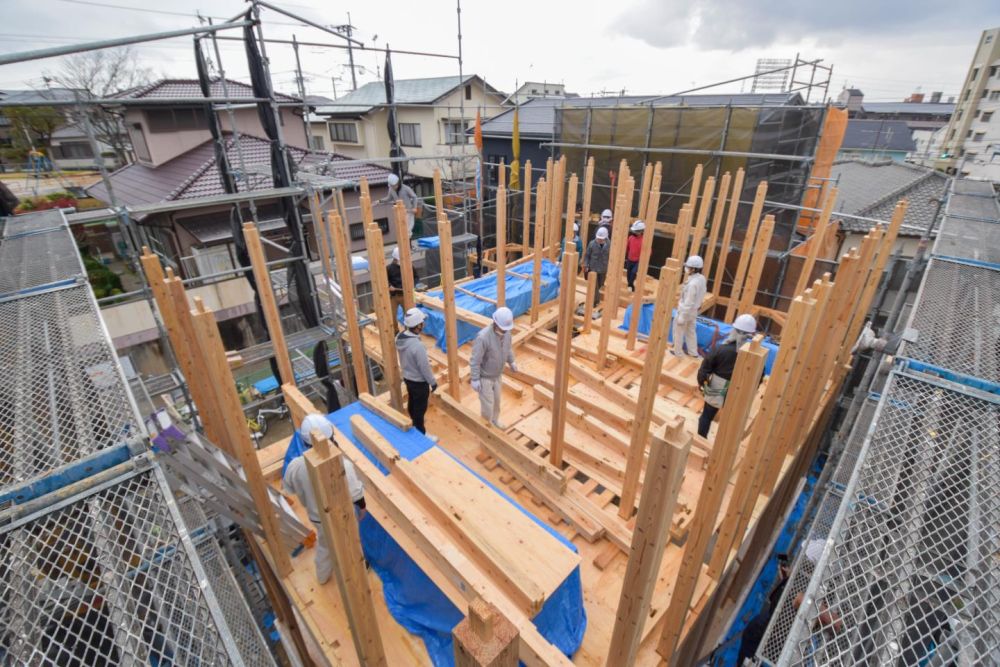 福岡市城南区05　注文住宅建築現場リポート④　～上棟式～