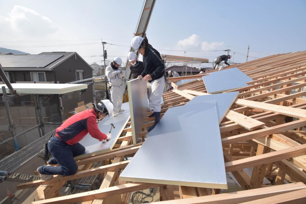 福岡市城南区05　注文住宅建築現場リポート④　～上棟式～