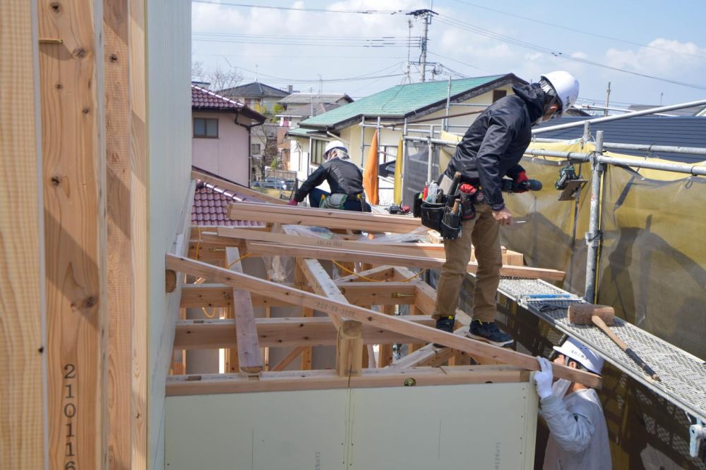 福岡市城南区05　注文住宅建築現場リポート④　～上棟式～