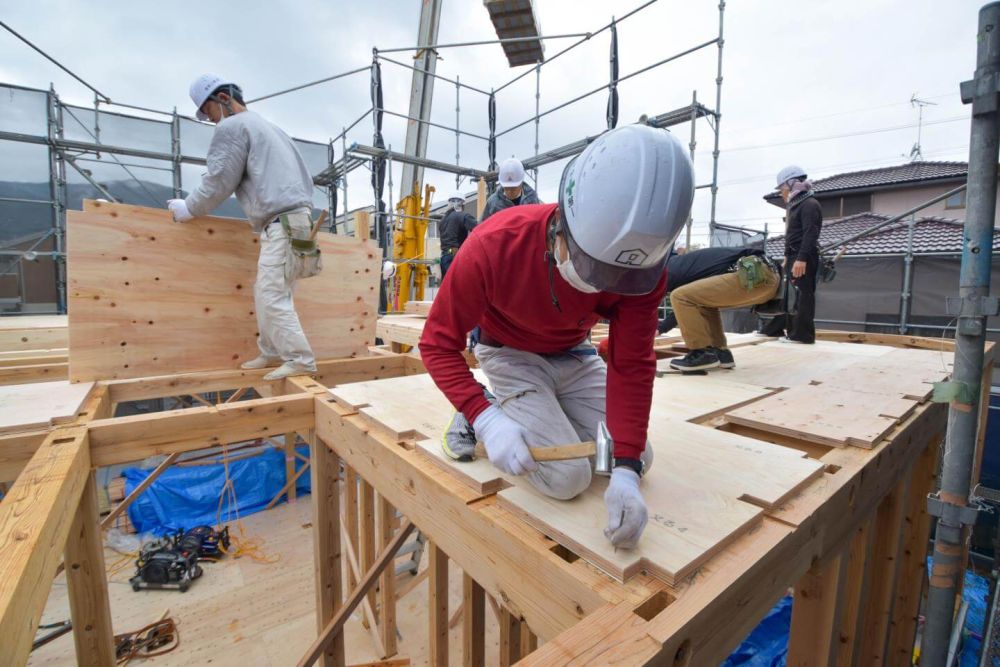 福岡市城南区05　注文住宅建築現場リポート④　～上棟式～