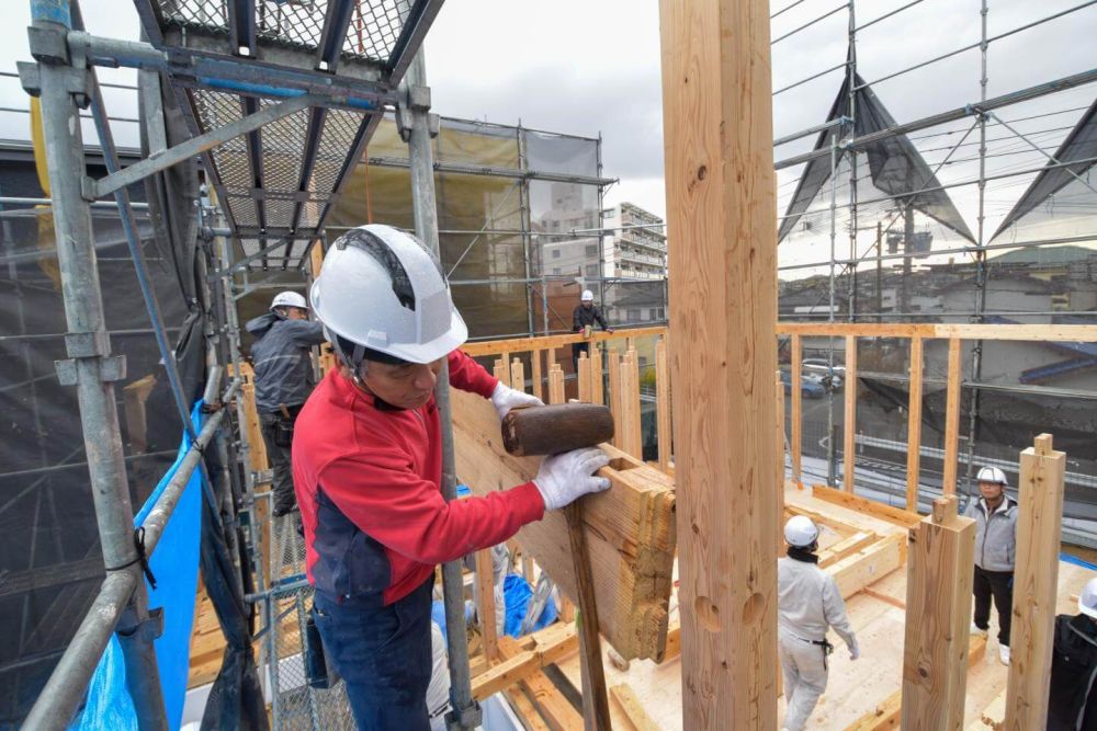 福岡市城南区05　注文住宅建築現場リポート④　～上棟式～