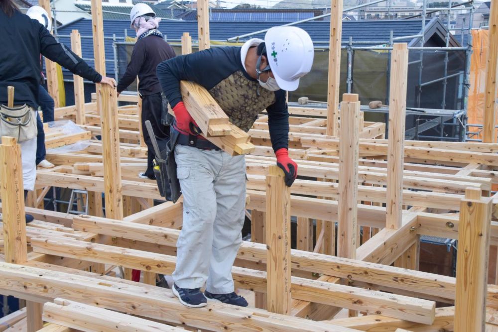 福岡市城南区05　注文住宅建築現場リポート④　～上棟式～