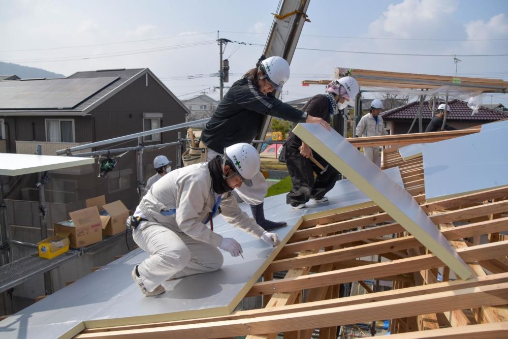 「福岡市城南区05」注文住宅現場リポート④【上棟式】