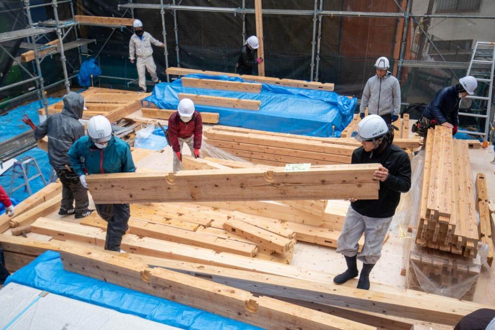 「福岡市城南区05」注文住宅現場リポート④【上棟式】