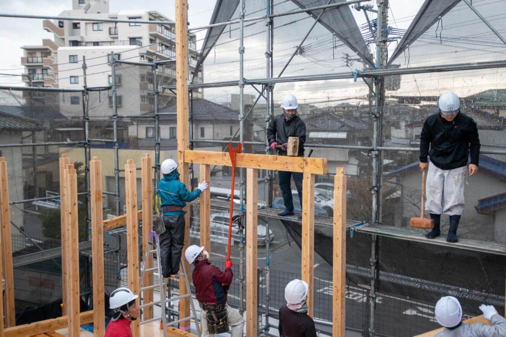 福岡市城南区05　注文住宅建築現場リポート④　～上棟式～