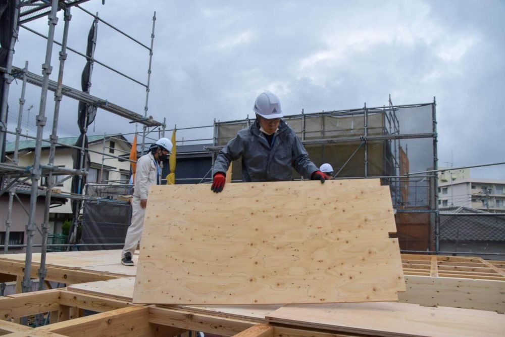 福岡市城南区05　注文住宅建築現場リポート④　～上棟式～