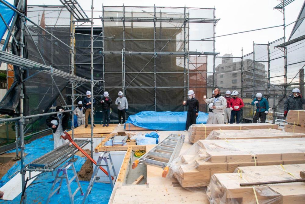 「福岡市城南区05」注文住宅現場リポート④【上棟式】