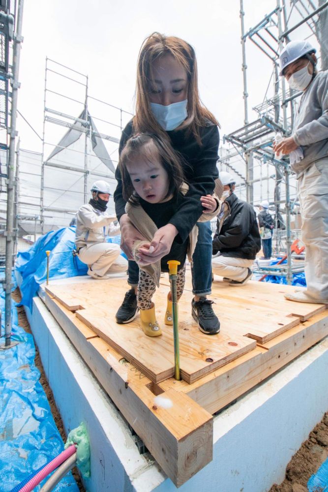 福岡市城南区05　注文住宅建築現場リポート④　～上棟式～