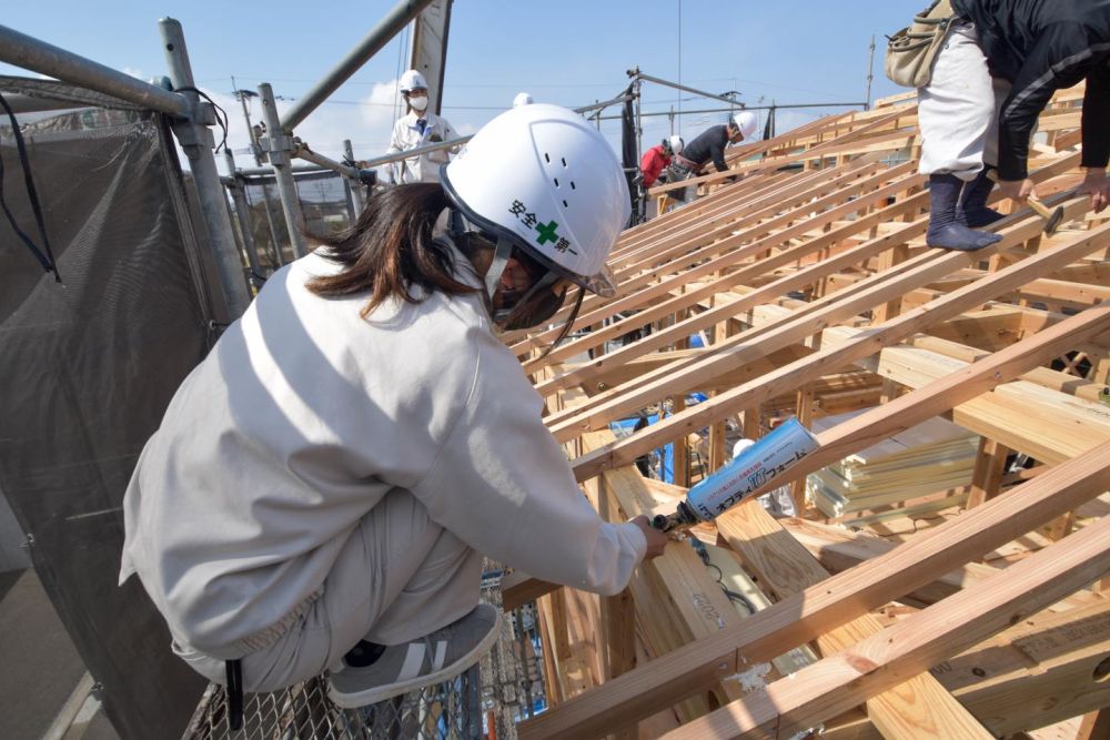 福岡市城南区05　注文住宅建築現場リポート④　～上棟式～