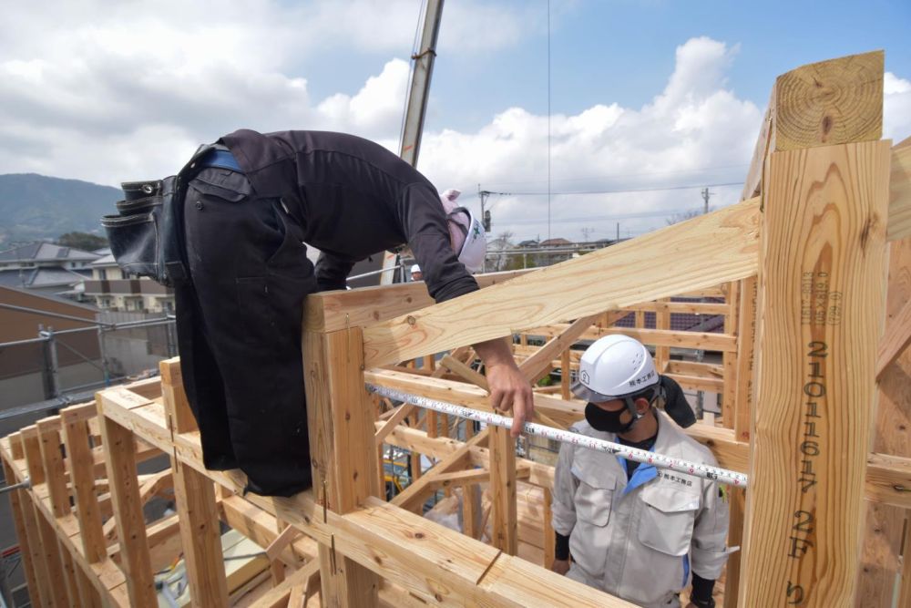 福岡市城南区05　注文住宅建築現場リポート④　～上棟式～