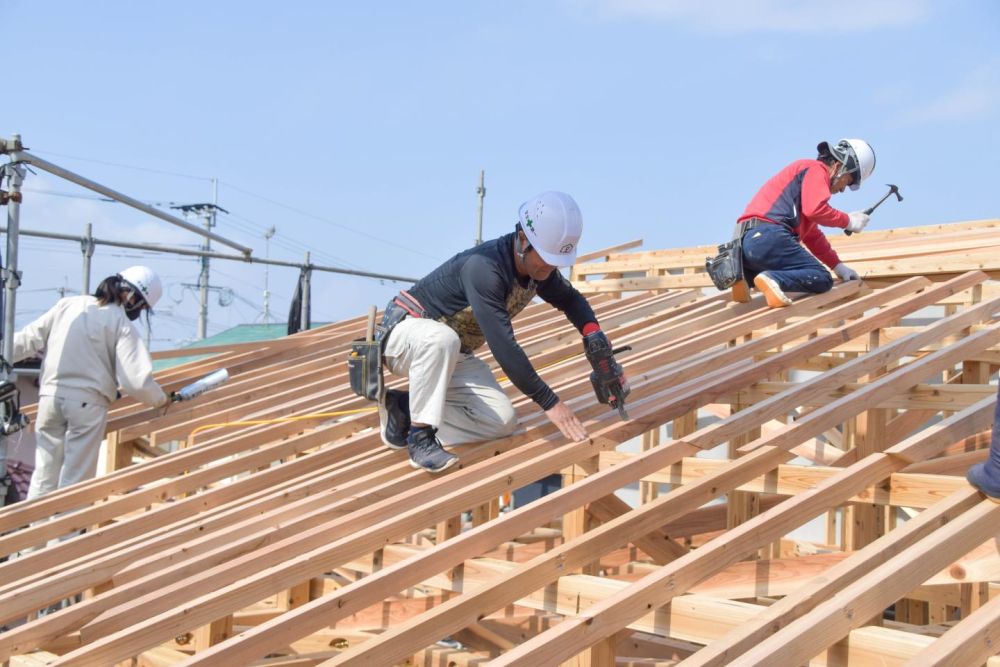 福岡市城南区05　注文住宅建築現場リポート④　～上棟式～