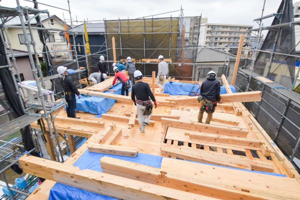 「福岡市城南区05」注文住宅現場リポート④【上棟式】
