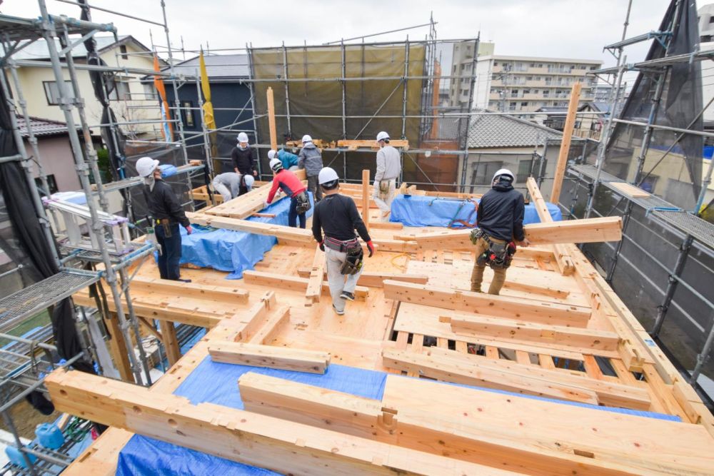 福岡市城南区05　注文住宅建築現場リポート④　～上棟式～