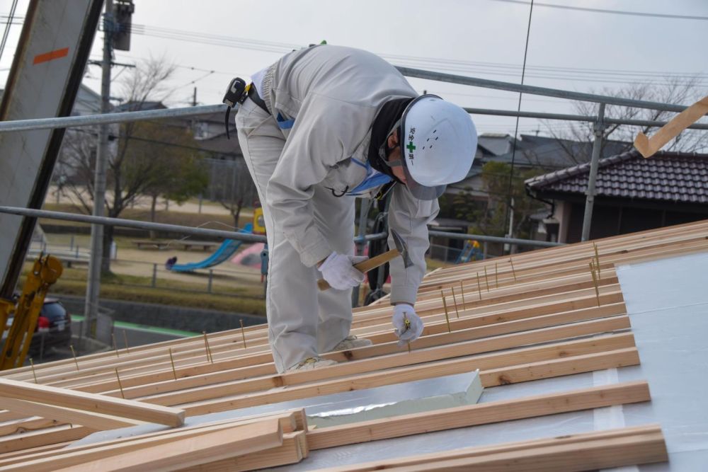 福岡市城南区05　注文住宅建築現場リポート④　～上棟式～