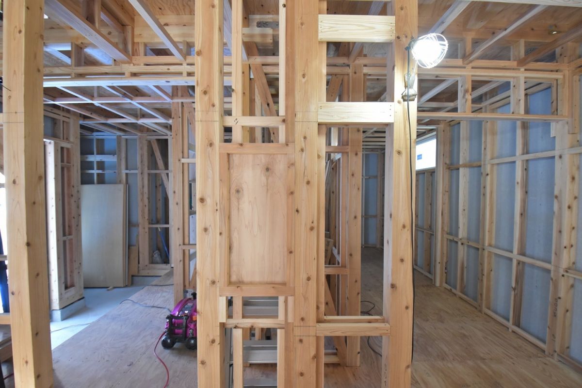 「糟屋郡志免町06」注文住宅現場リポート⑤【木工事】【下地】