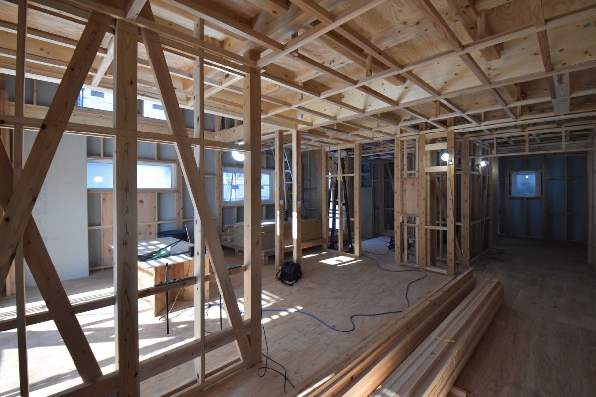 「糟屋郡志免町06」注文住宅現場リポート⑤【木工事】【下地】