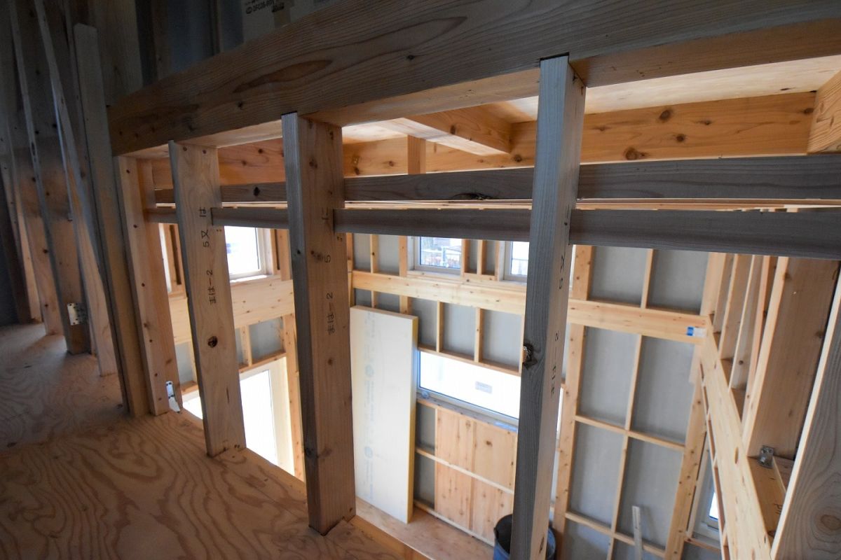 「糟屋郡志免町06」注文住宅現場リポート⑤【木工事】【下地】