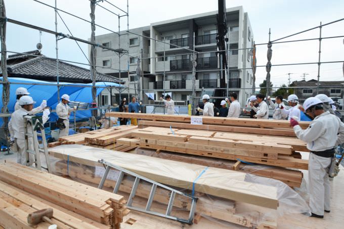 福岡県福津市宮司01　注文住宅建築現場リポート④　～上棟式～