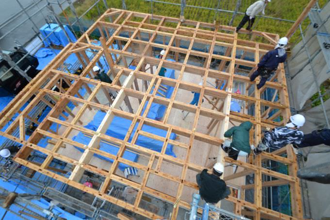 「福津市宮司01」注文住宅現場リポート④【上棟式】