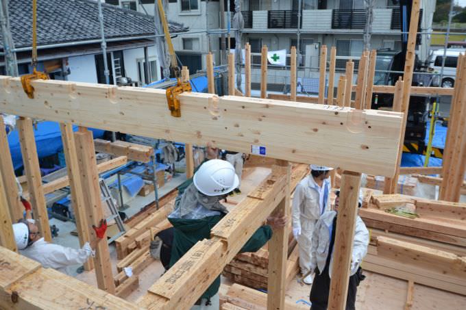 福岡県福津市宮司01　注文住宅建築現場リポート④　～上棟式～