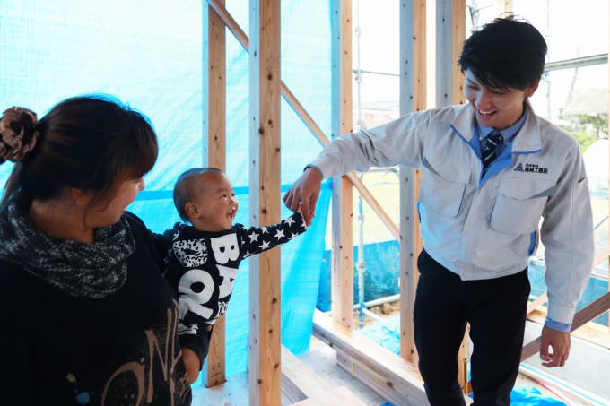 「福津市宮司01」注文住宅現場リポート④【上棟式】