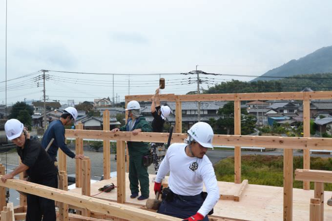 「福津市宮司01」注文住宅現場リポート④【上棟式】