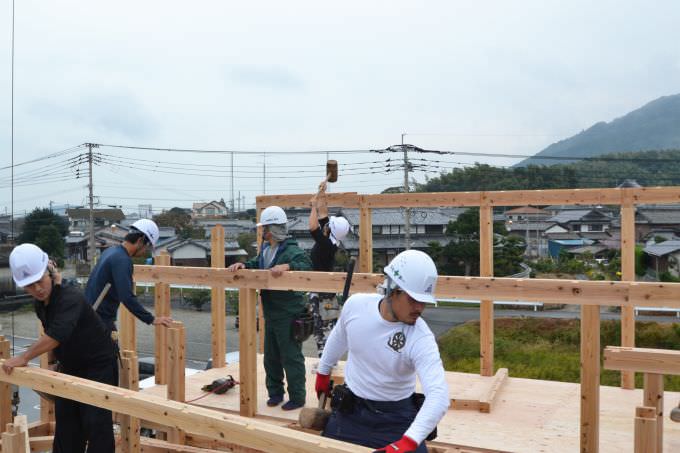 福岡県福津市宮司01　注文住宅建築現場リポート④　～上棟式～