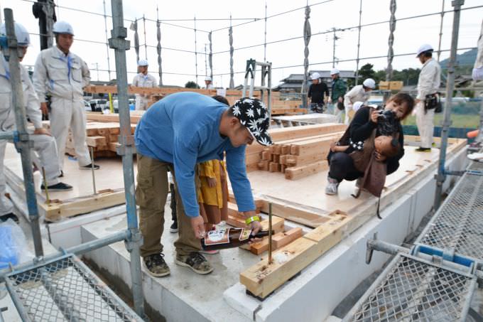 福岡県福津市宮司01　注文住宅建築現場リポート④　～上棟式～