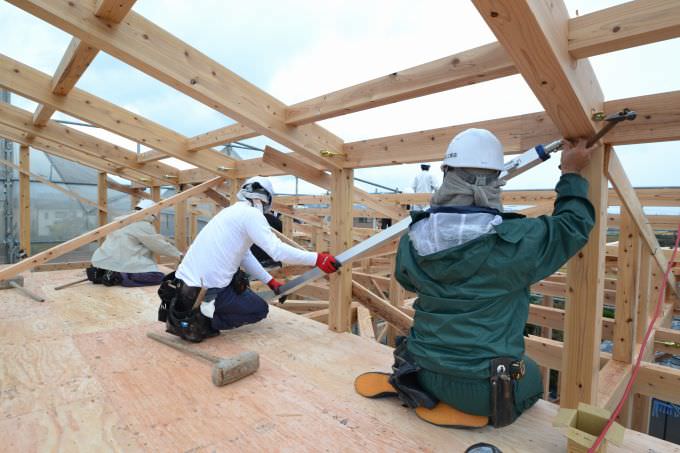 福岡県福津市宮司01　注文住宅建築現場リポート④　～上棟式～