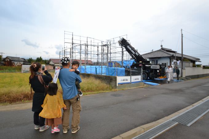「福津市宮司01」注文住宅現場リポート④【上棟式】
