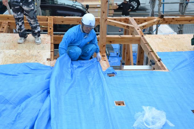 「福津市宮司01」注文住宅現場リポート④【上棟式】