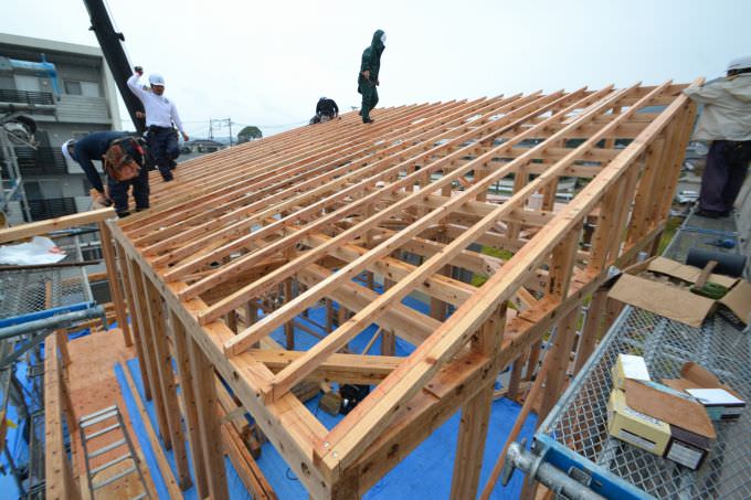 「福津市宮司01」注文住宅現場リポート④【上棟式】