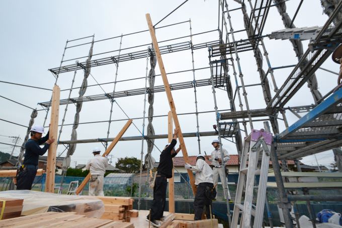 福岡県福津市宮司01　注文住宅建築現場リポート④　～上棟式～