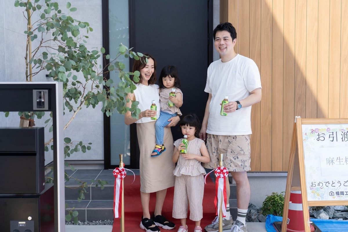 「福岡市早良区10」注文住宅現場リポート⑦【お引き渡し式】