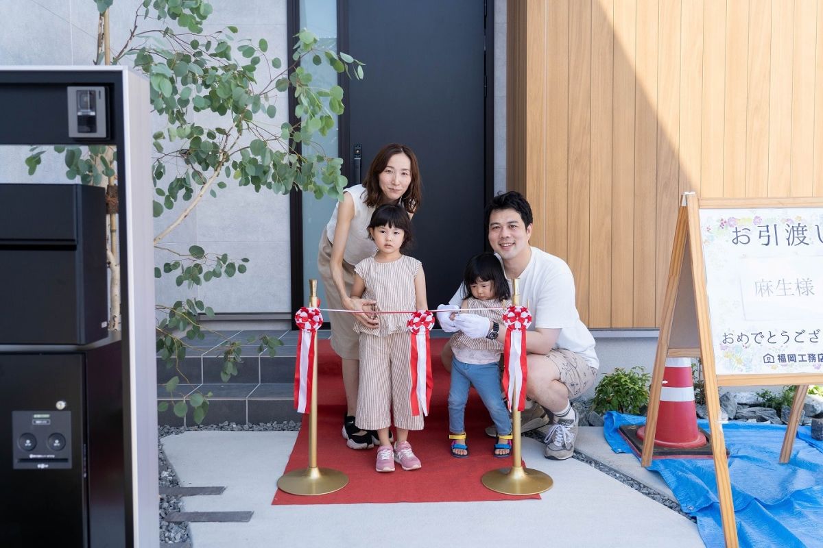「福岡市早良区10」注文住宅現場リポート⑦【お引き渡し式】