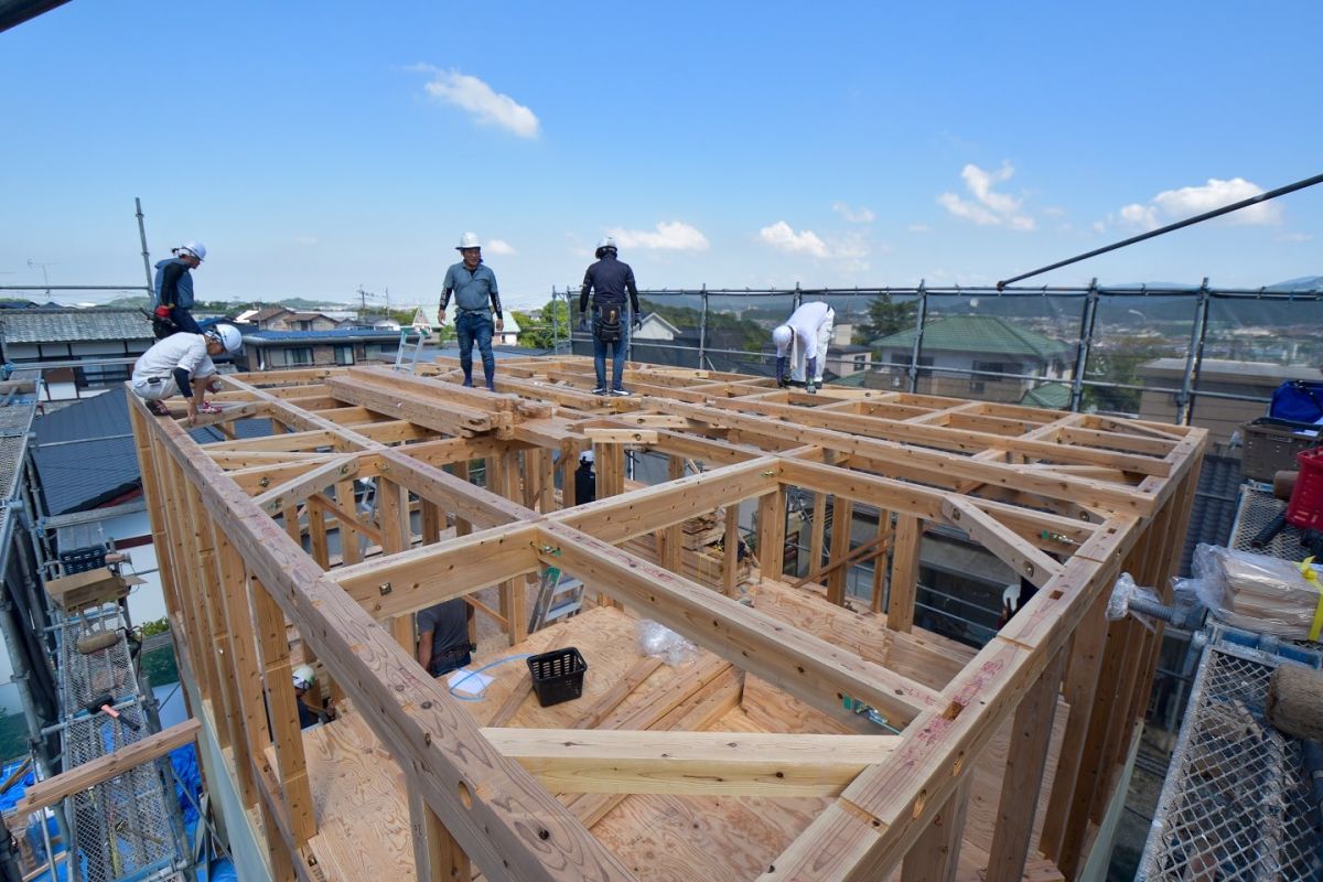 「糟屋郡志免町06」注文住宅現場リポート③【上棟式】
