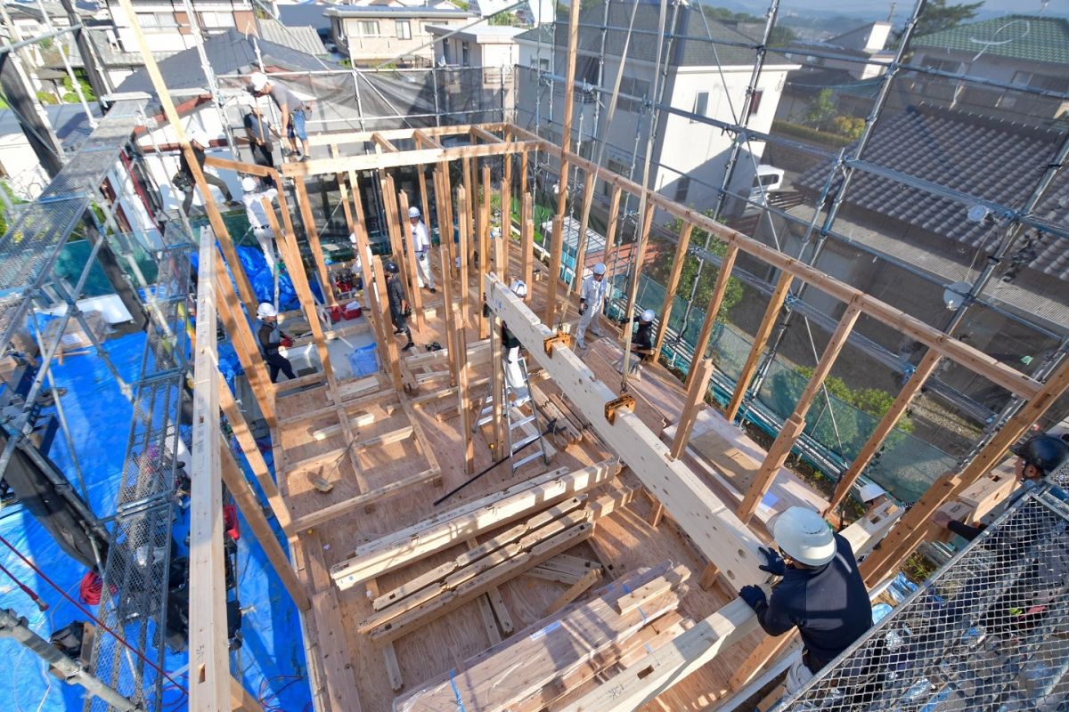 「糟屋郡志免町06」注文住宅現場リポート③【上棟式】