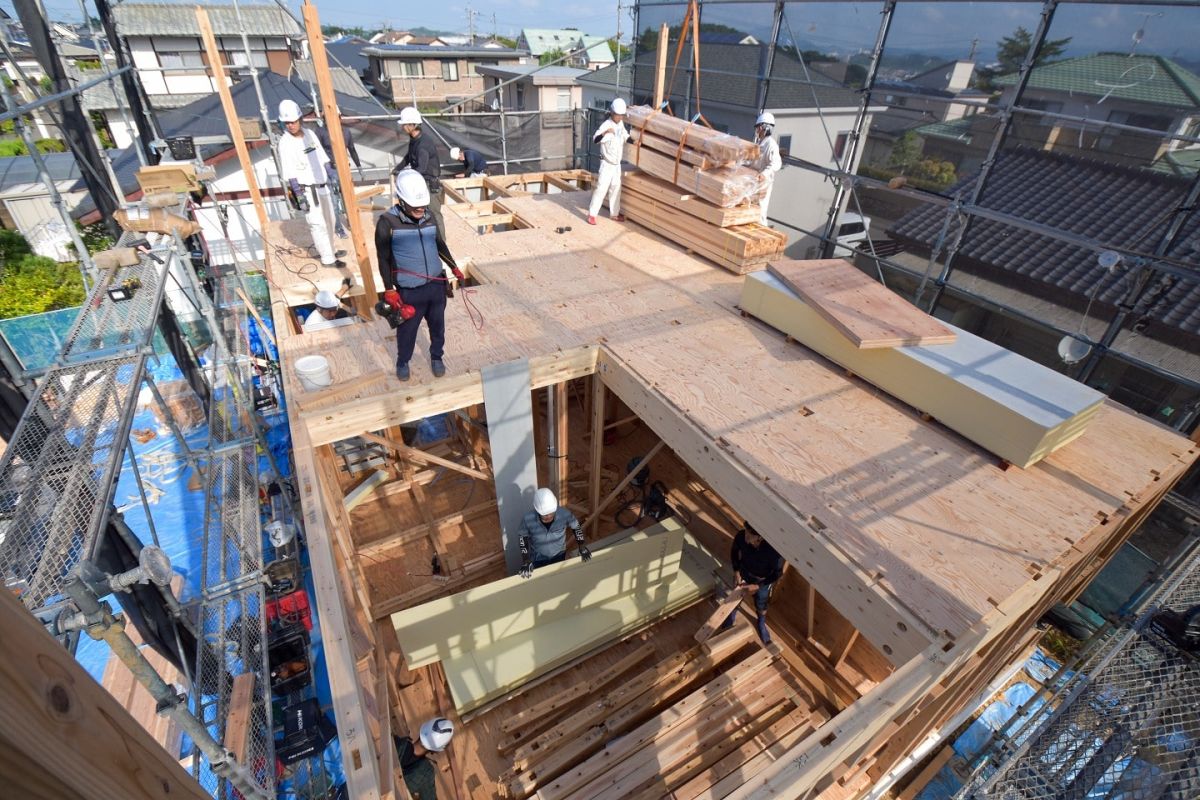 「糟屋郡志免町06」注文住宅現場リポート③【上棟式】