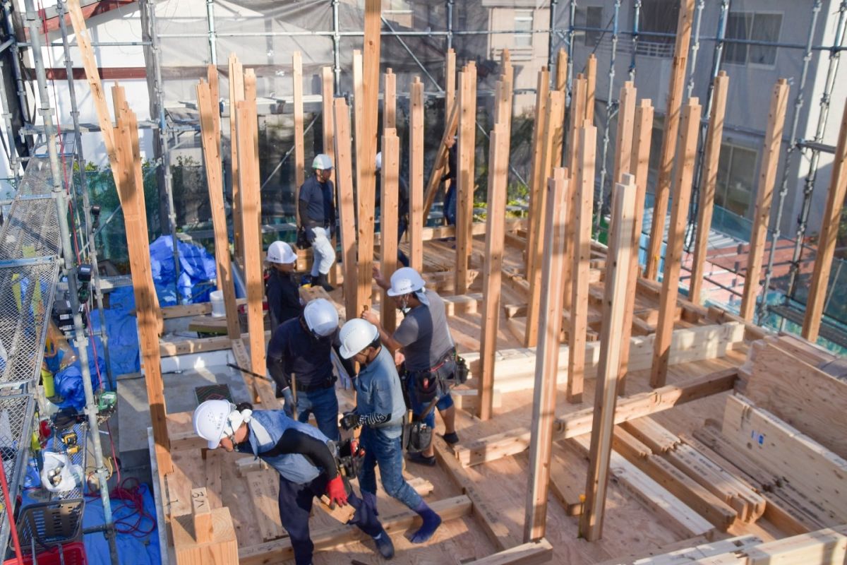 「糟屋郡志免町06」注文住宅現場リポート③【上棟式】