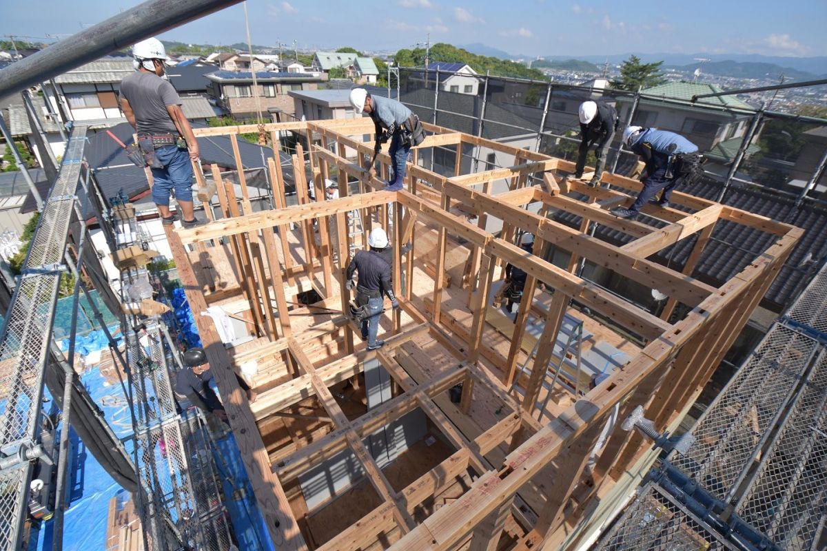 「糟屋郡志免町06」注文住宅現場リポート③【上棟式】