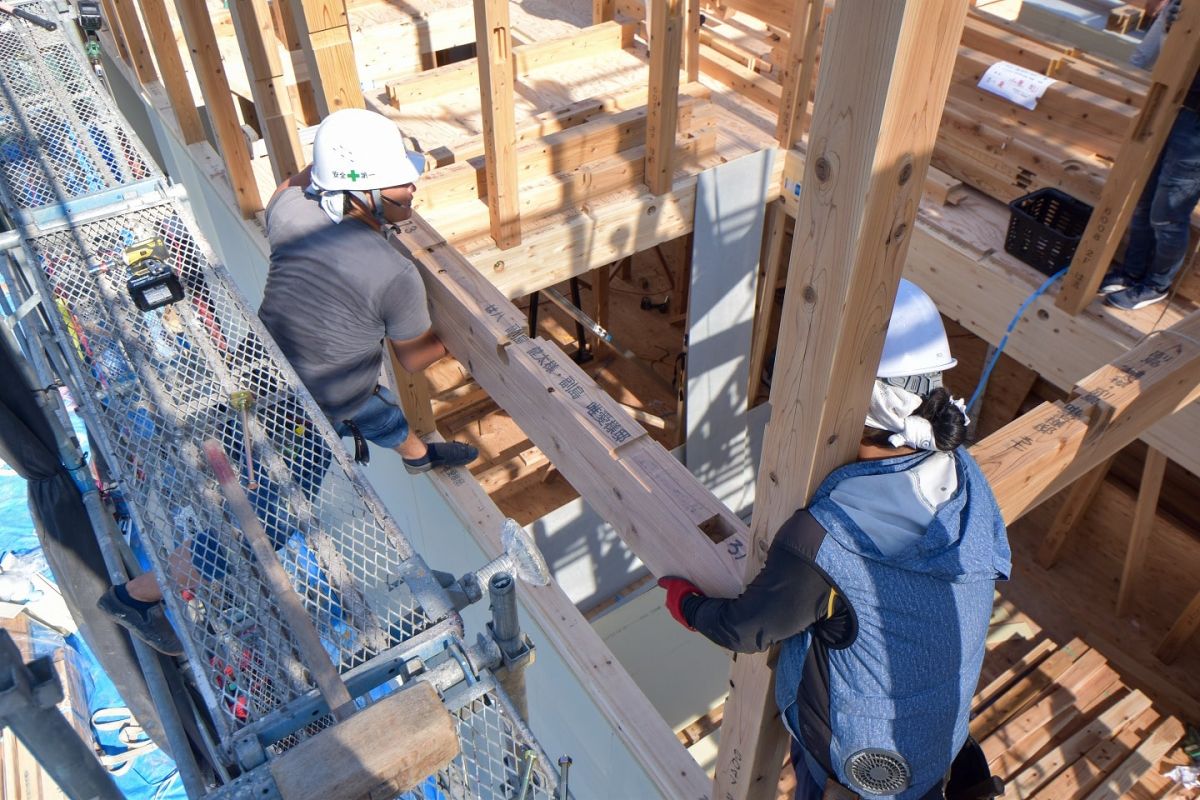 「糟屋郡志免町06」注文住宅現場リポート③【上棟式】