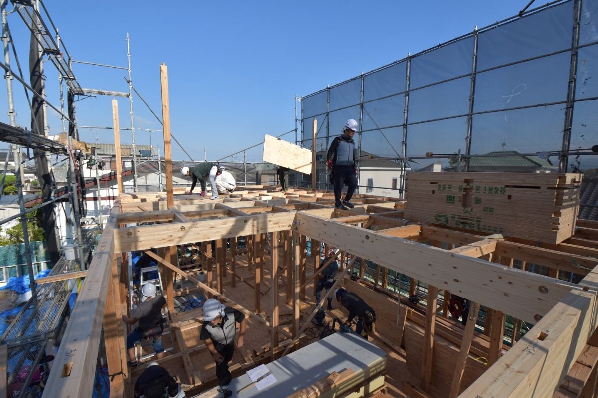 「糟屋郡志免町06」注文住宅現場リポート③【上棟式】