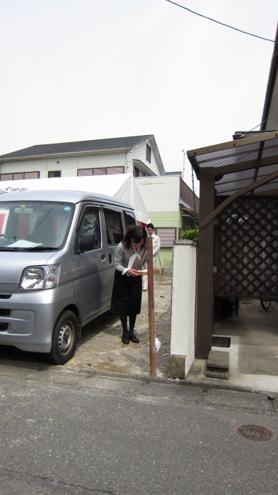 福岡市早良区01　注文住宅建築現場リポート①　～地鎮祭～