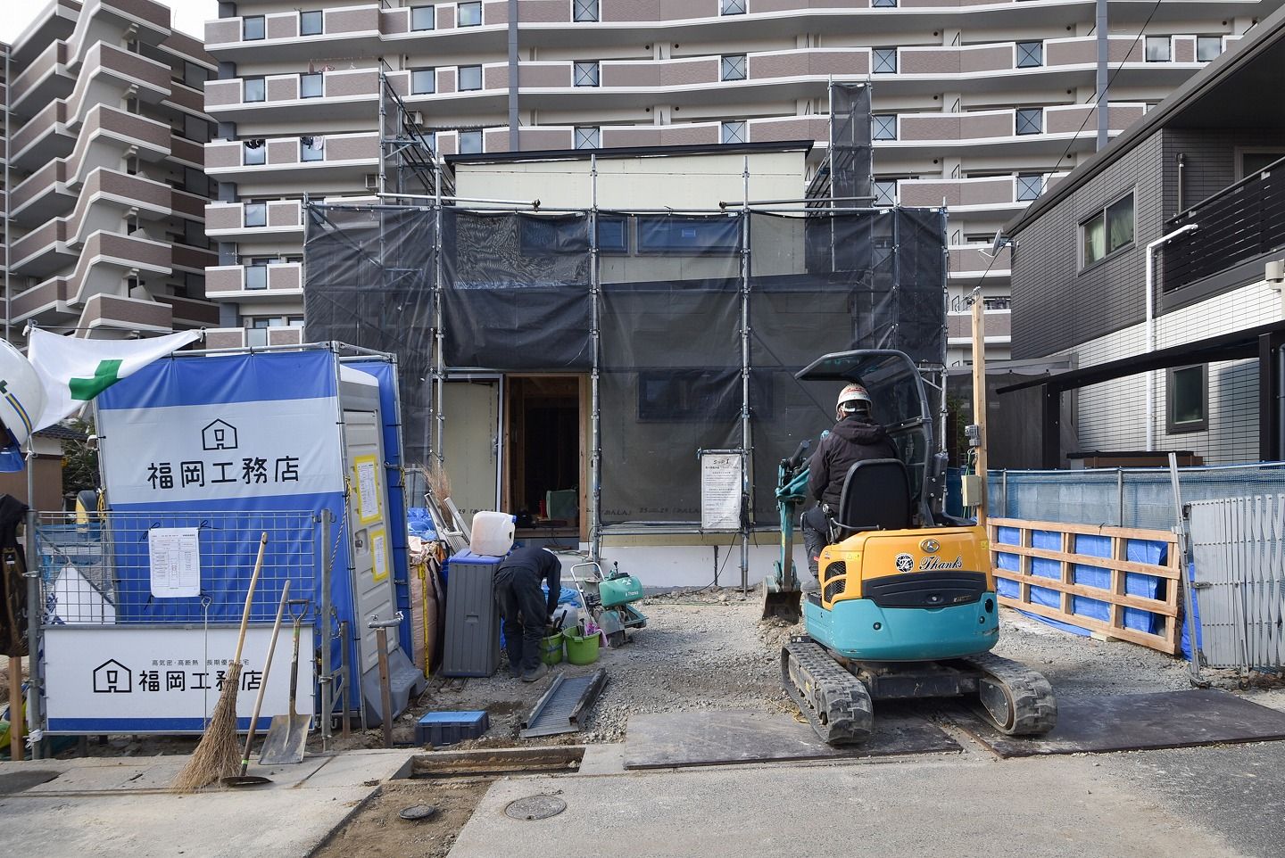 「福津市11」注文住宅現場リポート③【木工事】【サッシ取り付け】