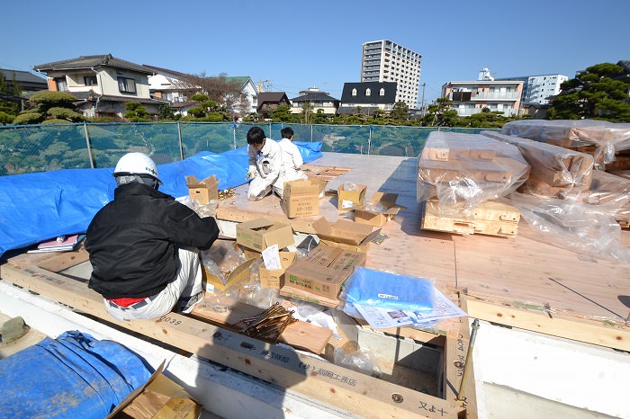 福岡県久留米市西町01　注文住宅建築現場リポート④