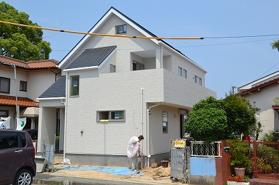 福岡市南区西長住01　注文住宅建築現場リポート⑭