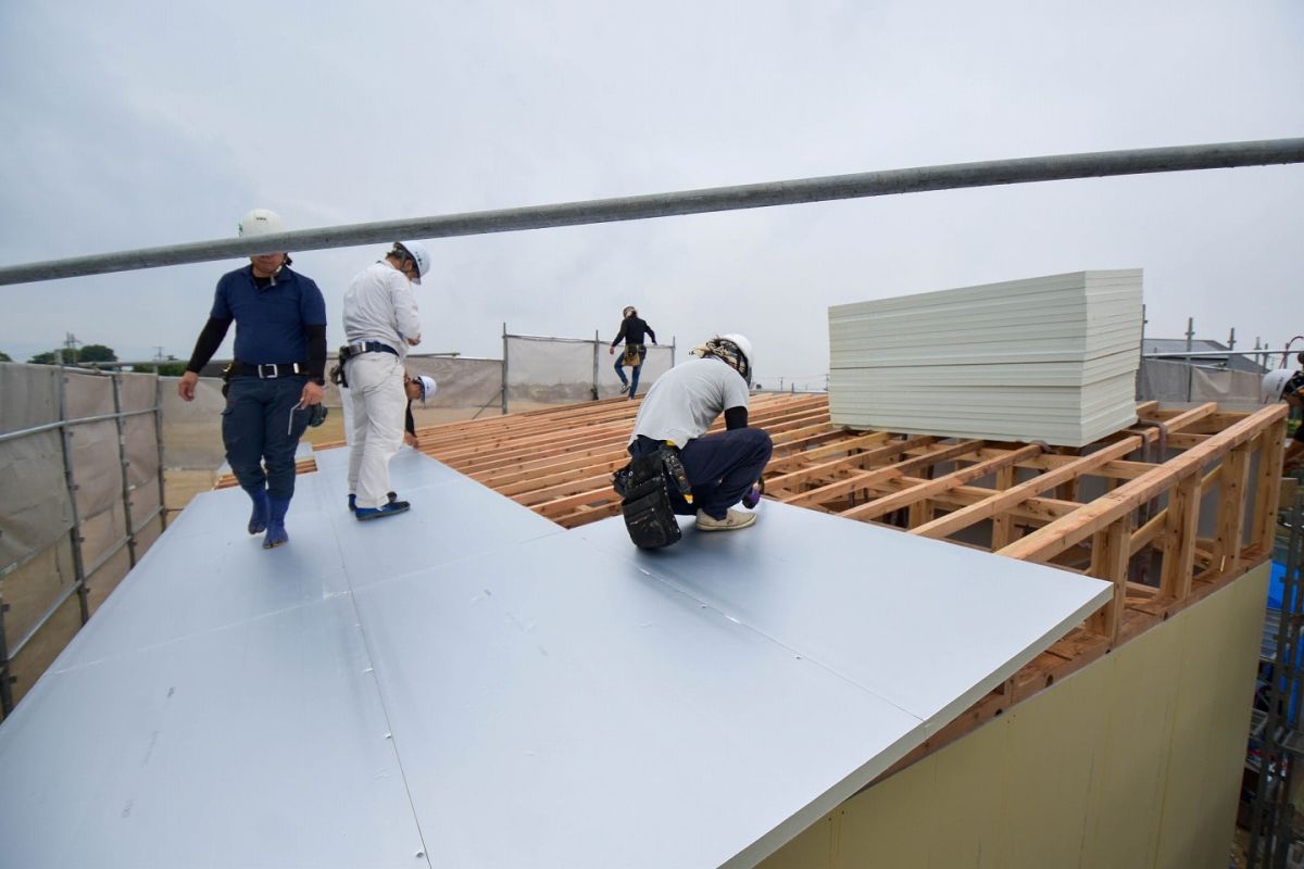 福岡県朝倉郡筑前町04　注文住宅建築現場リポート③ ～上棟式・前編～