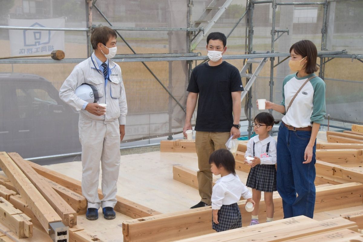 「朝倉郡筑前町04」注文住宅現場リポート③【上棟式】